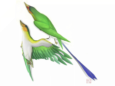 Confuciusornis / © Daniel Bensen. Verwendet mit freundlicher Genehmigung des Autors Confuciusornis / © Daniel Bensen. Verwendet mit freundlicher Genehmigung des Autors