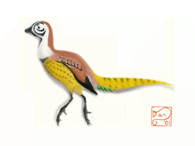 Eoenantiornis / © Daniel Bensen. Verwendet mit freundlicher Genehmigung des Autors Eoenantiornis / © Daniel Bensen. Verwendet mit freundlicher Genehmigung des Autors
