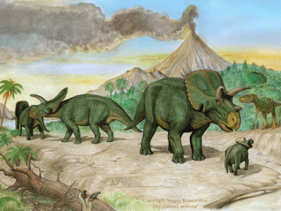 Arrhinoceratops / © N. Tamura. Verwendet mit freundlicher Genehmigung des Autors. Arrhinoceratops / © N. Tamura. Verwendet mit freundlicher Genehmigung des Autors.