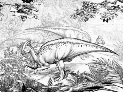 Charonosaurus / © Luc J. Bailly Charonosaurus / © Luc J. Bailly. Verwendet mit freundlicher Genehmigung des Autors.