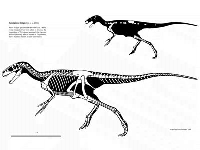 Eotyrannus / © Scott Hartman. Verwendet mit freundlicher Genehmigung des Autors. Eotyrannus / © Scott Hartman. Verwendet mit freundlicher Genehmigung des Autors.
