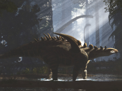 Gigantspinosaurus / © James Kuether. Verwendet mit freundlicher Genehmigung des Autors.