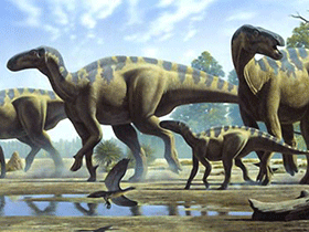 Iguanodon in Las Hoyas / © Raul Martin. Verwendet mit freundlicher Genehmigung des Autors.