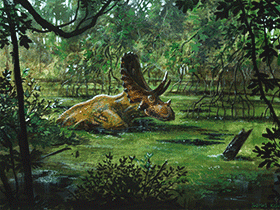 Judiceratops / © Tuomas Koivurinne. Verwendet mit freundlicher Genehmigung des Autors. Judiceratops / © Tuomas Koivurinne. Verwendet mit freundlicher Genehmigung des Autors.