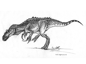 Megaraptor / © Fabio Pastori. Verwendet mit freundlicher Genehmigung des Autors.