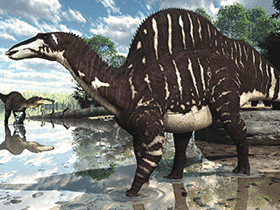 Ouranosaurus / © James Kuether. Verwendet mit freundlicher Genehmigung des Autors. Ouranosaurus / © James Kuether. Verwendet mit freundlicher Genehmigung des Autors.