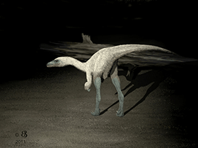 Ornitholestes/ © Beate Basner. Verwendet mit freundlicher Genehmigung der Autorin Ornitholestes/ © Beate Basner. Verwendet mit freundlicher Genehmigung der Autorin