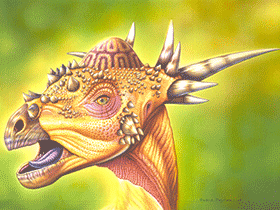 Pachycephalosaurus / © Fabio Pastori Pachycephalosaurus / © Fabio Pastori. Verwendet mit freundlicher Genehmigung des Autors.