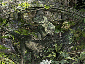 Pachycephalosaurus / © James Kuether. Verwendet mit freundlicher Genehmigung des Autors Pachycephalosaurus / © James Kuether. Verwendet mit freundlicher Genehmigung des Autors