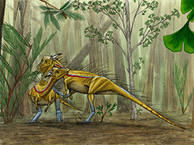 Pachycephalosaurus / © Michael Hanson Pachycephalosaurus / © Michael Hanson. Verwendet mit freundlicher Genehmigung des Autors.