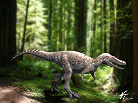 Qianzhousaurus / © N. Tamura. Verwendet mit freundlicher Genehmigung des Autors.
