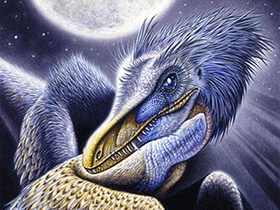 Sinornithosaurus / © Fabio Pastori Sinornithosaurus / © Fabio Pastori. Verwendet mit freundlicher Genehmigung des Autors.