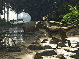 Stegoceras / © James Kuether. Verwendet mit freundlicher Genehmigung des Autors. Stegoceras / © James Kuether. Verwendet mit freundlicher Genehmigung des Autors.