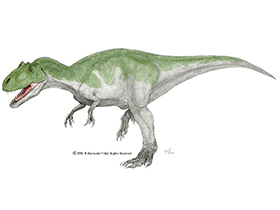 Saurophaganax / © Mineo Shiraishi. Verwendet mit freundlicher Genehmigung des Autors Saurophaganax / © Mineo Shiraishi. Verwendet mit freundlicher Genehmigung des Autors