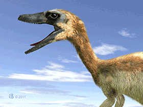 Saurornithoides / © Beate Basner. Verwendet mit freundlicher Genehmigung der Autorin