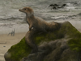 Sciurumimus / © Emily Willoughby. Verwendet mit freundlicher Genehmigung der Autorin