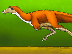 Sinosauropteryx / © Maija Karala Sinosauropteryx / © Maija Karala. Verwendet mit freundlicher Genehmigung der Autorin
