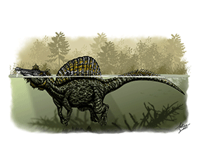 Spinosaurus / © Felipe Alves Elias Spinosaurus / © Felipe Alves Elias. Verwendet mit freundlicher Genehmigung des Autors.