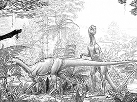 Thecodontosaurus / © Luc J. BaillyVerwendet mit freundlicher Genehmigung des Autors Thecodontosaurus / © Luc J. BaillyVerwendet mit freundlicher Genehmigung des Autors