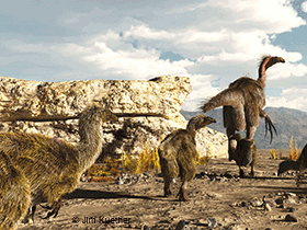Therizinosaurus / © James Kuether. Verwendet mit freundlicher Genehmigung des Autors Therizinosaurus / © James Kuether. Verwendet mit freundlicher Genehmigung des Autors