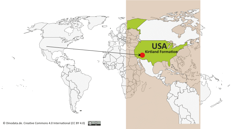 Kirtland Formation / Dinodata.de