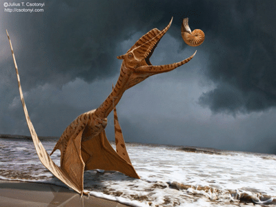 Dsungaripterus / © Julius T. Csotonyi Dsungaripterus / © Julius T. Csotonyi. Verwendet mit freundlicher Genehmigung des Autors.