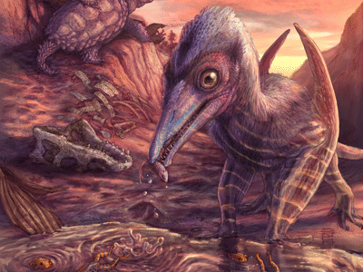 Eotephradactylus. Grafik: Brian Engh. Eotephradactylus. Grafik: Brian Engh.