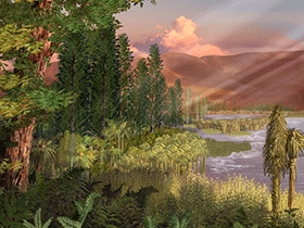 Landschaft in der Trias / © Karen Carr. Verwendet mit freundlicher Genehmigung der Autorin Landschaft in der Trias / © Karen Carr. Verwendet mit freundlicher Genehmigung der Autorin